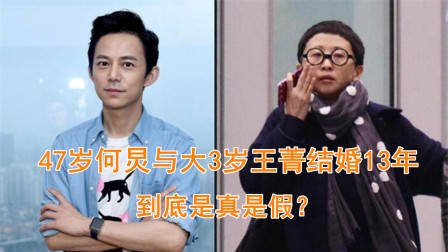 47岁何炅被传与大3岁王菁结婚13年,到底是真是假?